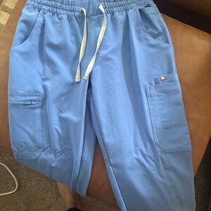 Figs light blue joggers